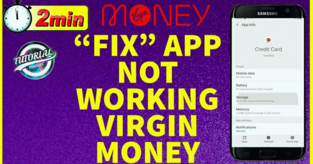 Virgin Credit Card App Not Working